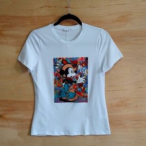 T Shirt Mickey Mouse Print